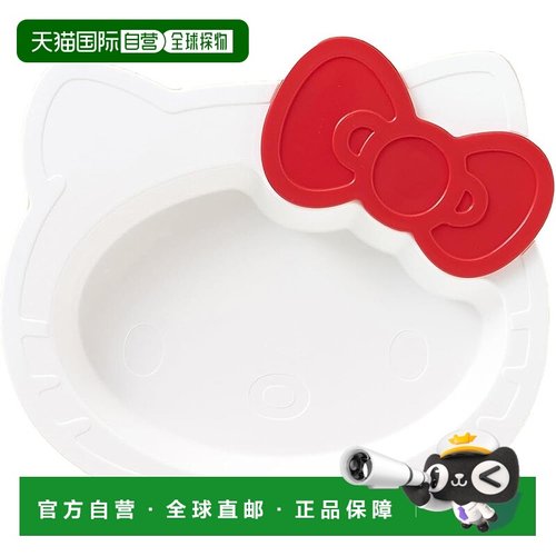 【日本直邮】OSK Hello Kitty Hello Kitty 餐盘 KP-18F 白色 [KP