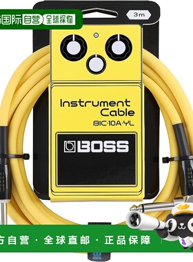 【日本直邮】BOSS BIC-10A-YL 黄色吉他/贝斯线