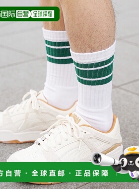 1h可退 日本直邮UNITED ATHLE 男女基础款长筒条纹袜 11624FW/☆,