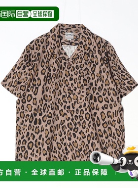 1h可退 日本直邮HOUSTON 男女同款豹纹阿LOHA衬衫 SEL41103