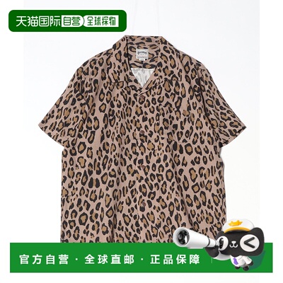 1h可退 日本直邮HOUSTON 男女同款豹纹阿LOHA衬衫 SEL41103