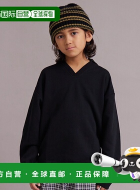 1h可退 日本直邮PAIRMANON STREET 儿童 裏起毛 半高领卫衣 宽松