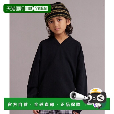 1h可退 日本直邮PAIRMANON STREET 儿童 裏起毛 半高领卫衣 宽松