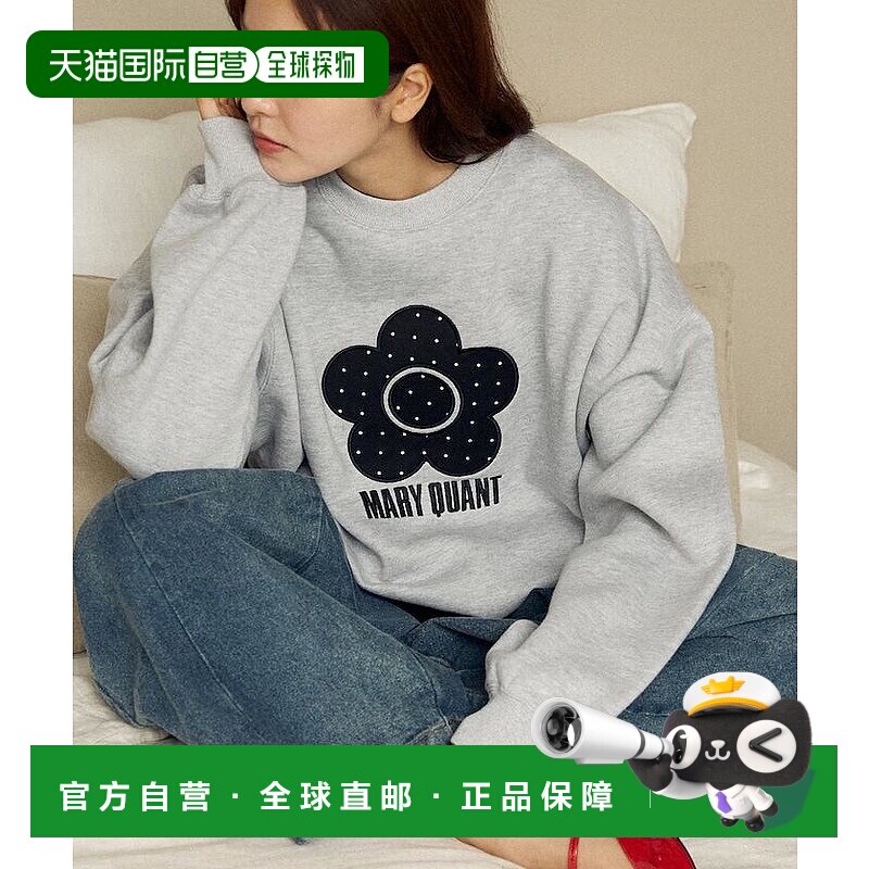 1h可退 日本直邮MARY QUANT×PUBLUX 女装 蝴蝶图案 加厚卫衣 宽