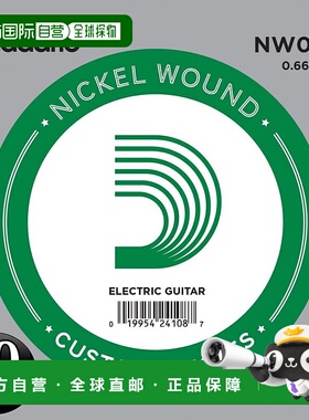 【日本直邮】D’Addario达达里奥电吉他弦0.026镍10 NW026件套抗
