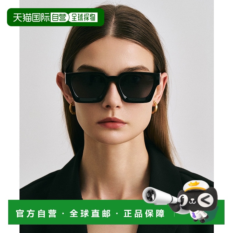 1h可退 日本直邮NUEF 男女同款 轻盈TR90材质 方形太阳镜 简约百