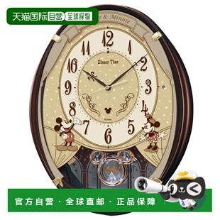 日本直邮SEIKO 迪士尼米奇和朋友们无线电控制时钟 FW579B