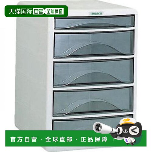 【日本直邮】Trusco中山 塑料文件收纳盒 A4浅1层，深4层 PA4SW5