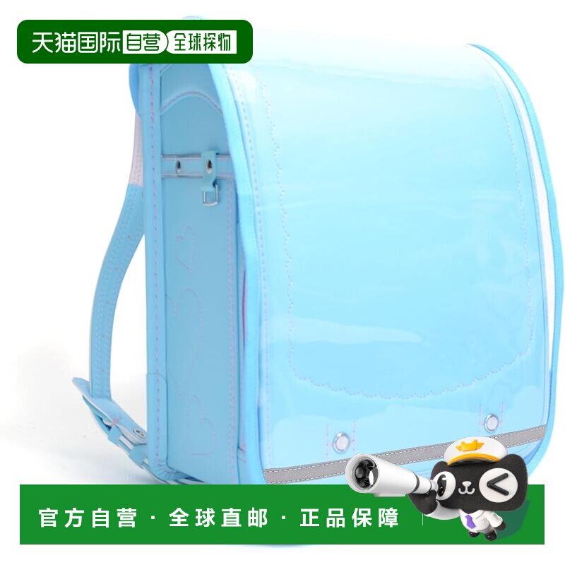日本直邮CCS女童书包罩 防雨反光 透明浅蓝 书包另售 N415030