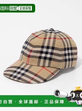 日本直邮博柏利 BURBERRY 8075641 帽子 ARCHIVE CHECK BSB 男士