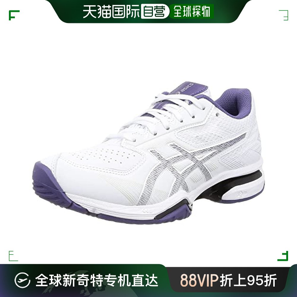 【日本直邮】asics网球鞋 PRESTIGELYTE 4 OC白/纯银 23 cm 2E