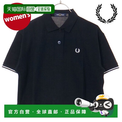 日本直邮Fred Perry 女士透明镶边 Polo衫 [G2174-608 SS26] 短袖