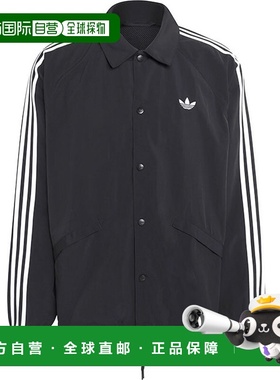 日本直邮adidas Originals 男士三条纹教练夹克 [ZG695/KE3598 SS