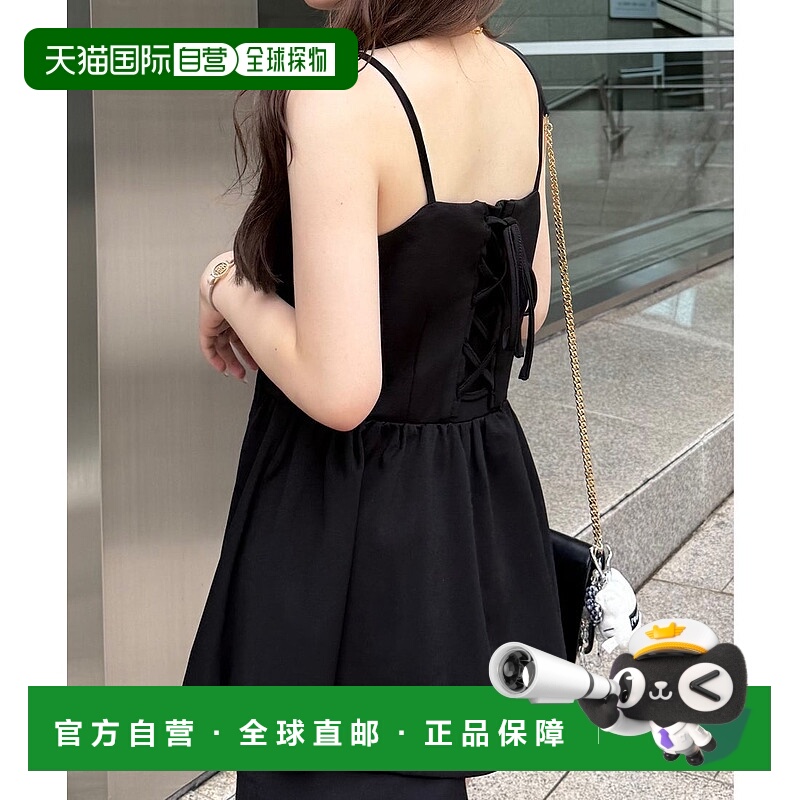 日本直邮JUNOAH 2way Race Up Flare Camisole Blouse [JU5602EW0