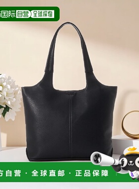 【日本直邮】Legato Largo阿耐洛 女士手提包 A4 黑色 LH-D1223