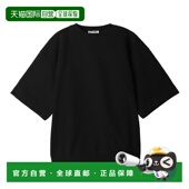 SANDER j20039 男士 日本直邮JIL 黑色圆领T恤 j47gc0151 001
