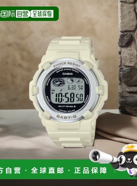 日本直邮BABY-G 电波太阳能 微妙色彩 白色 BGR-3003NC-7JF 卡西