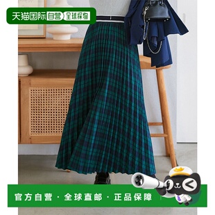 日本直邮KOBE LETTUCE 腰头带橡筋格纹短裙 [M4164]