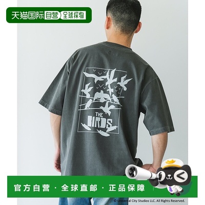 1h可退 日本直邮URBAN RESEARCH DOORS 男士The Birds印花短袖T恤