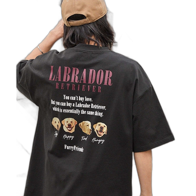 1h可退 日本直邮Labrador Retriever 大号版半袖T恤 sc865