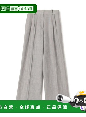 1h可退 日本直邮DES PRES 湿润亚麻褶皱宽松裤高腰裤子女装阔腿裤