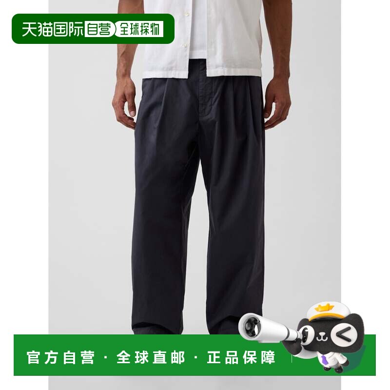 日本直邮GAP U 波普林巴基裤型阔腿裤图片