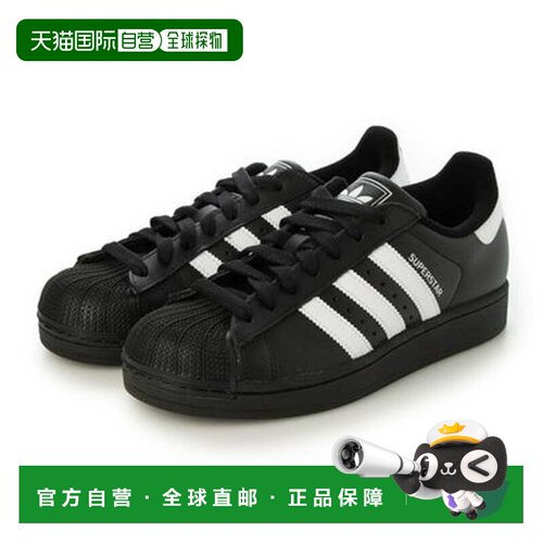 日本直邮阿迪达斯 adidas 级巨星 II J 童鞋（核心黑×白）