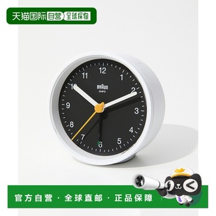 经典 白灰色粉 闹钟 厘米男女通用黑色黑 BC127.5 日本直邮BRAUN