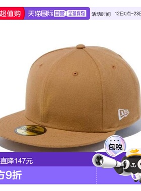 日本直邮NEW ERA 59FIFTY基础小麦白帽 14525231 棒球帽 白色