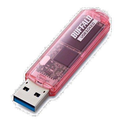 【日本直邮】BUFFALO U盘USB3.0 64GB  RUF3-C64GA-PK粉色