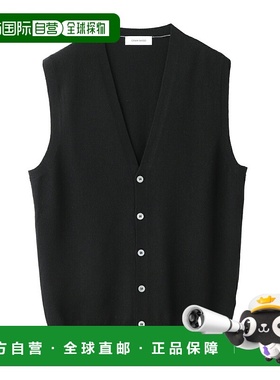 日本直邮Gran Sasso 男士黑色针织背心58194 19695 099 [2025AW]