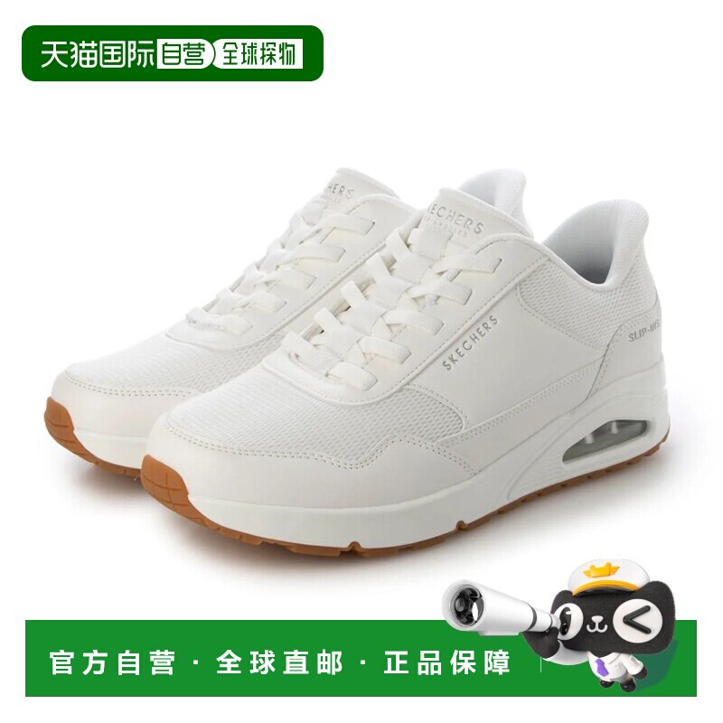 日本直邮SKECHERS 男士休闲运动鞋 UNO BANKSIA 183022W 白色