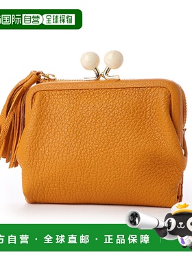 【日本直邮】Perche Perche 亚克力球折钱包（黄色）