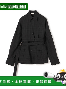 1h可退 日本直邮DES PRES 女士羊毛混纺层叠设计短款衬衫 2201510