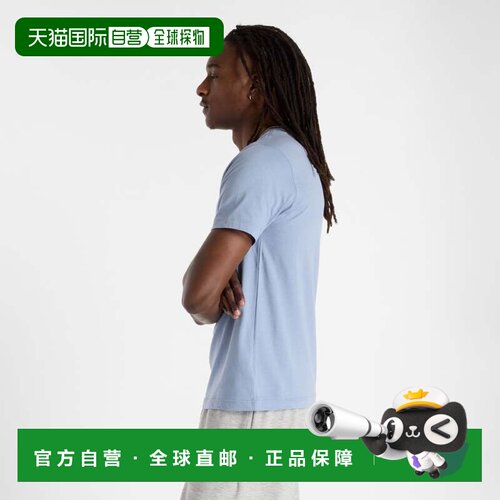 日本直邮New Balance Stacked Logo 短袖T恤[男士运动时尚款]