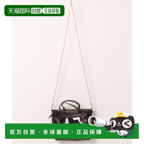 日本直邮WEGO 女士 jelly风镂空迷你毛绒挂肩包 WG26AS08G0002