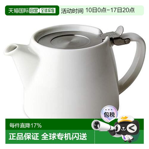 【日本直邮】FOR LIFE芙莱馥无铅彩色陶器茶壶陶瓷530ml