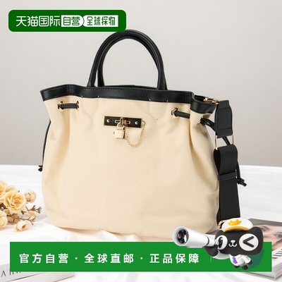 1h可退 日本直邮BABYLONE 女士 宽松 canvas托特包 金色扣饰 6475