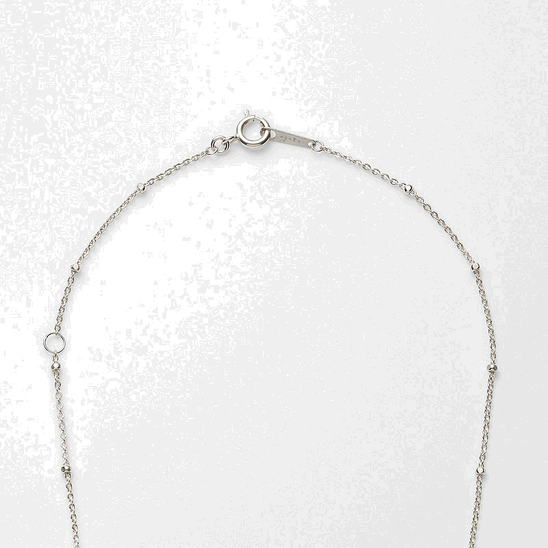 日本直邮日潮 agete 阿卡朵银项链链条银色 均码吊坠装饰项圈