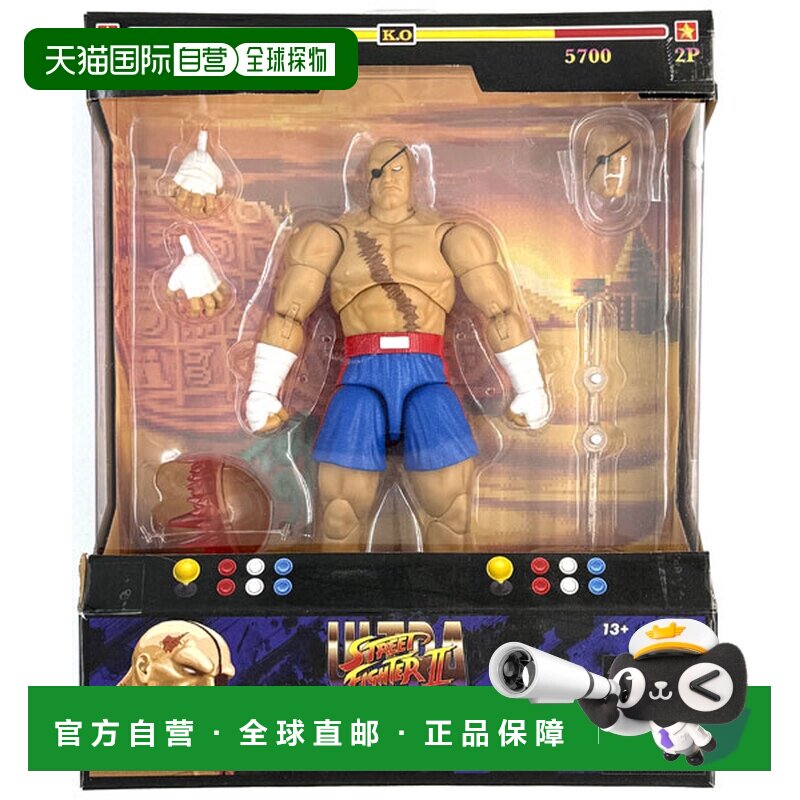 日本直邮Jada Toys 街头霸王萨加特 1/12比例手办 缺货