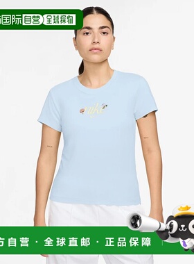 日本直邮NIKE耐克女款T恤HF9723-423新款短袖运动商场同款宽松