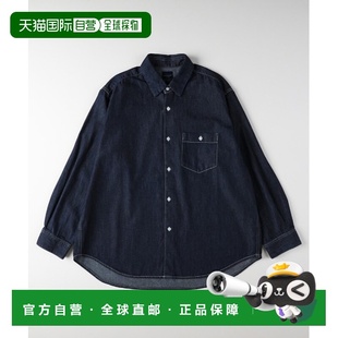 微光泽全棉宽松衬衫 1h可退 男女同款 NUMBER 外套 日本直邮BACK