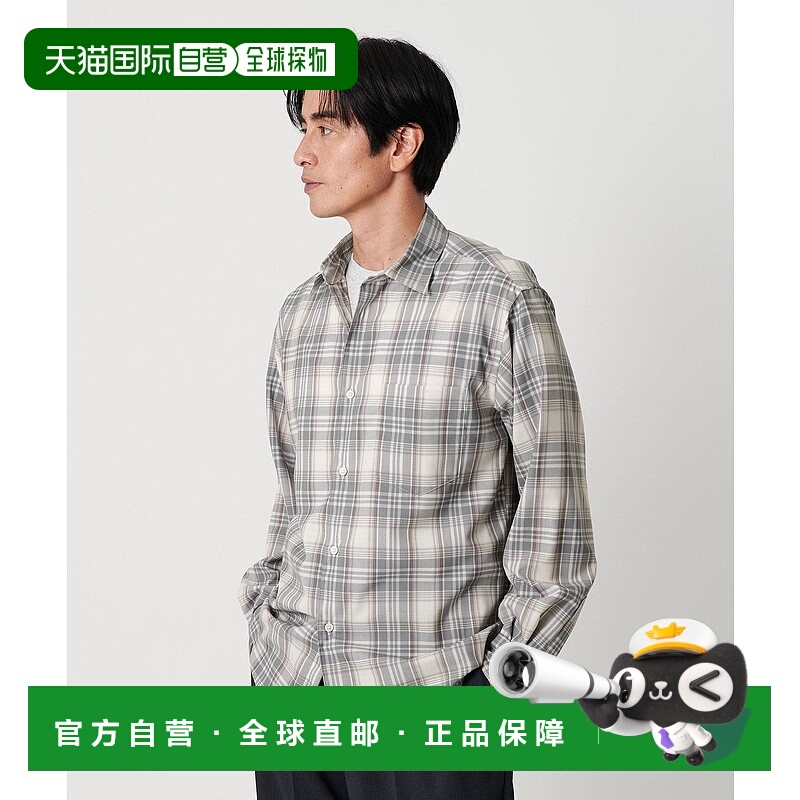 日本直邮BEAUTY&YOUTH UNITED ARROWS 尾州TW 格纹常规衬衫 FORM