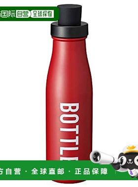 【日本直邮】Osk水杯瓶 红色 容量：约350ml不锈钢瓶 SBK-350W