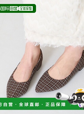 日本直邮Oriental Traffic 2025春夏新作可跳跃平底鞋 金属线条平
