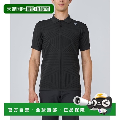 日本直邮DESCENTE 高尔夫Triporous半袖针织polo衫 [g-arc collec