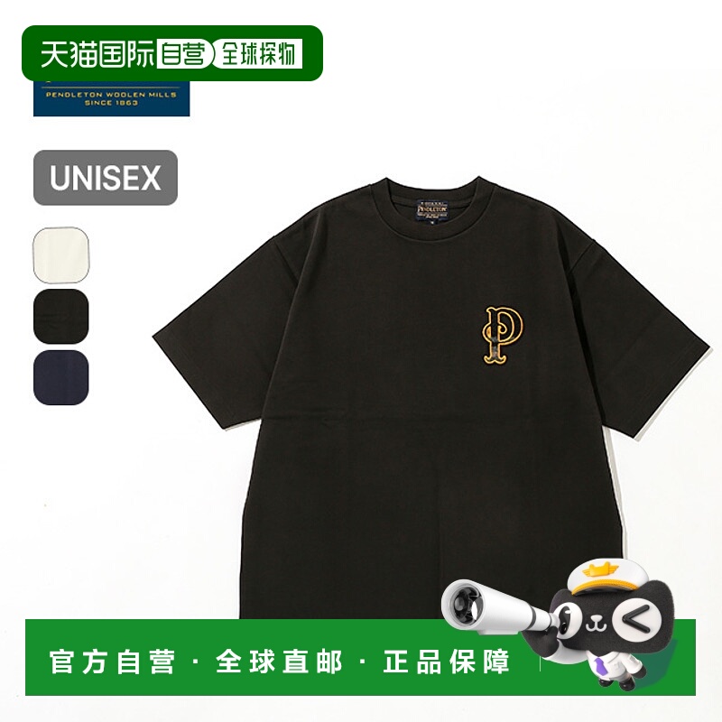 日本直邮Pendleton 男女 P Patch S/S Tee 印花短袖T恤 [4275-600