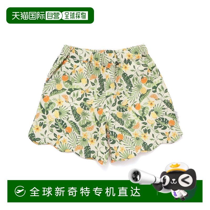 1h可退 日本直邮SLAP SLIP 儿童款接触冷感圆点水果植物图案短裤