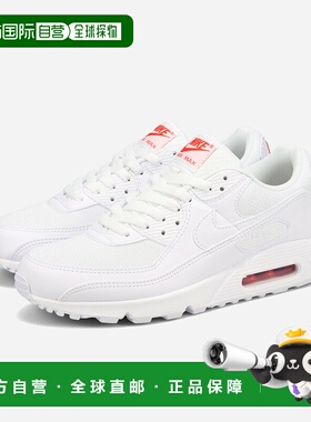 日本直邮NIKE AIR MAX 90 男女低帮运动鞋 白色/浅红色/白色 (DM0