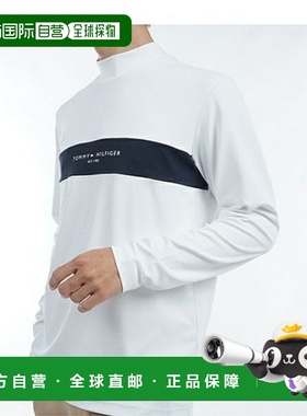 日本直邮Tommy Hilfiger Golf THMA454 Essential 长袖小高领衬衫